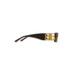 Women’s Dynasty Rectangle Sunglasses in Brown - Image 4